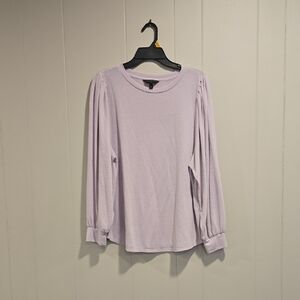 Banana Republic Light Purple Long Sleeve Top